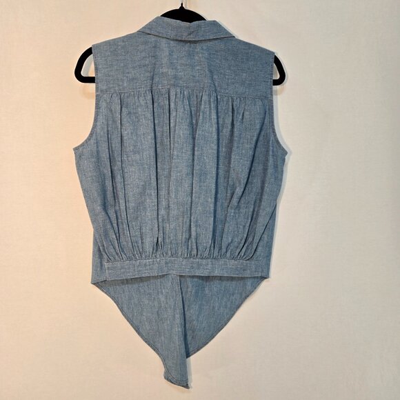 USA Vintage PUSSER'S WEST INDIES Y2K RARE Blue Sleeveless Cropped Top Size S. - Picture 4 of 16